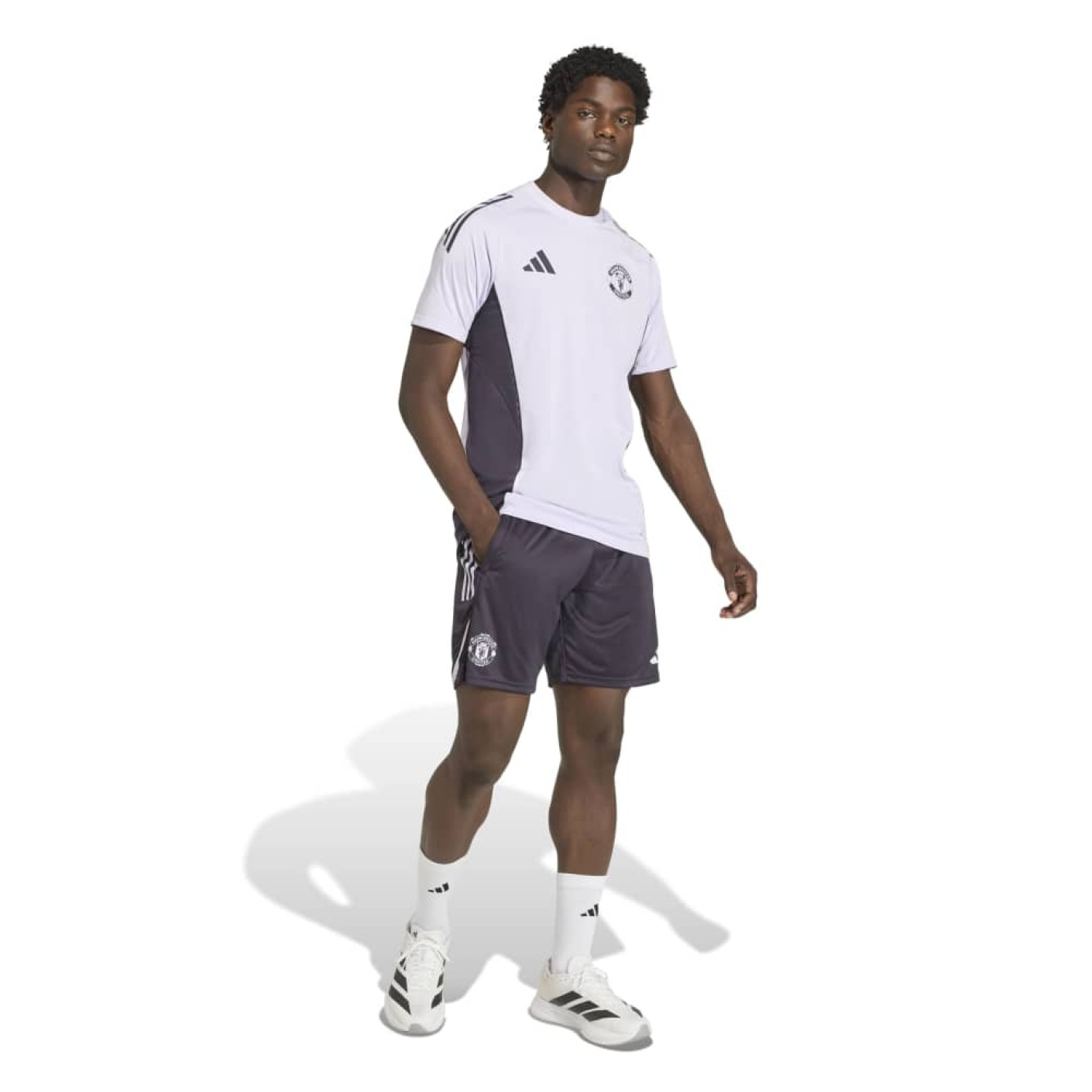 adidas Manchester United Training Set 2025-2026 Light Purple Black
