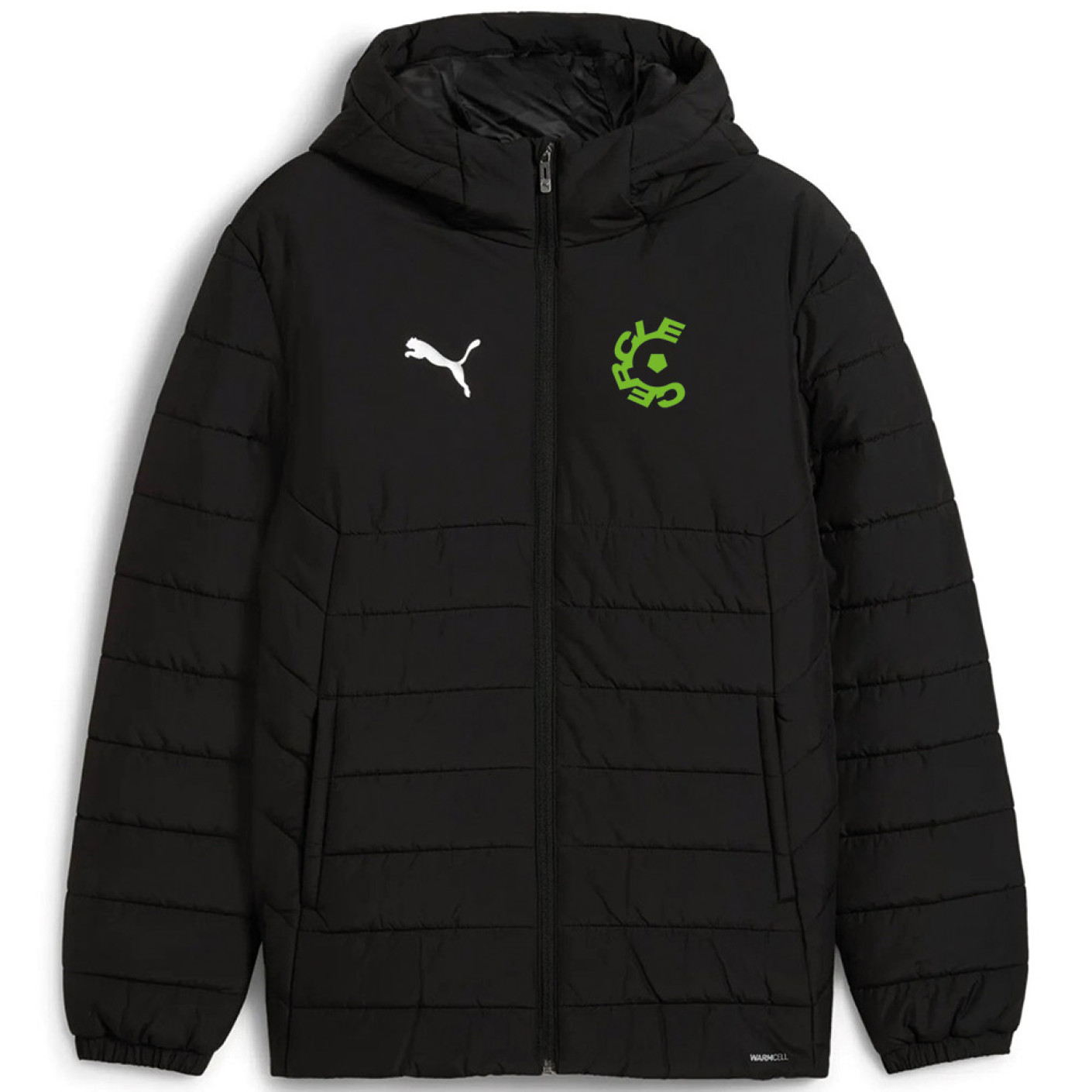 PUMA Cercle Brugge Winterjas Junior Zwart Wit