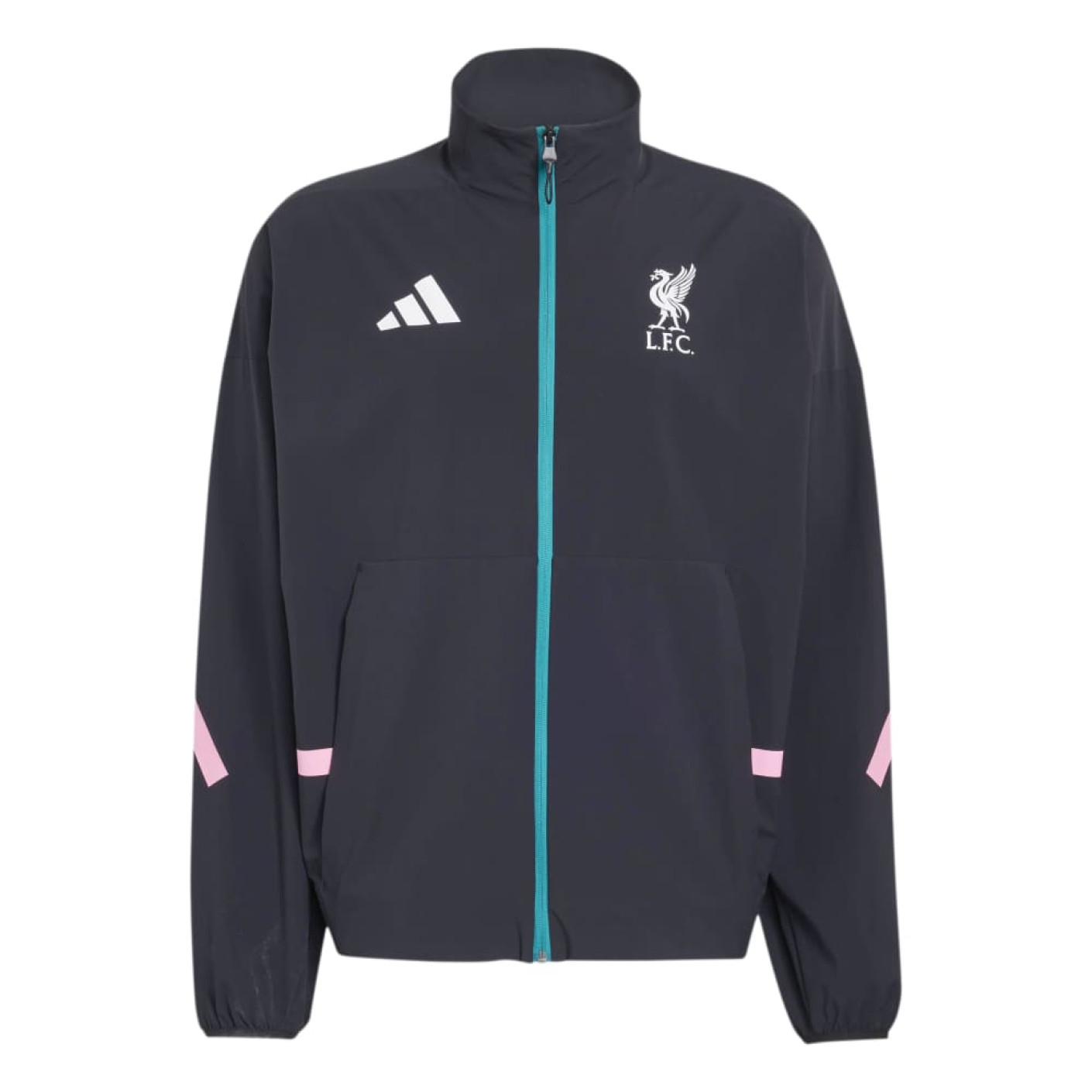 adidas Liverpool Anthem Training Jacket 2025-2026 Black