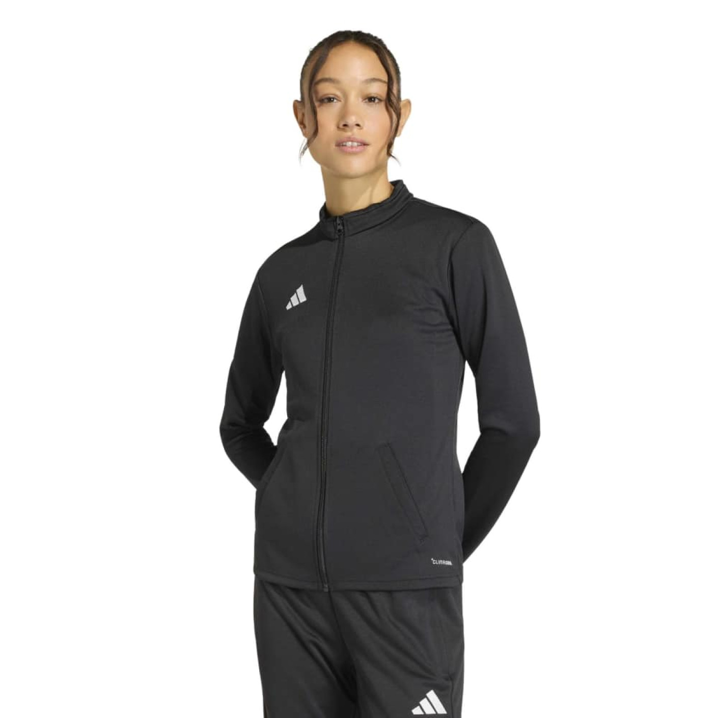 adidas Entrada 26 Trainingsjack Dames Zwart Wit