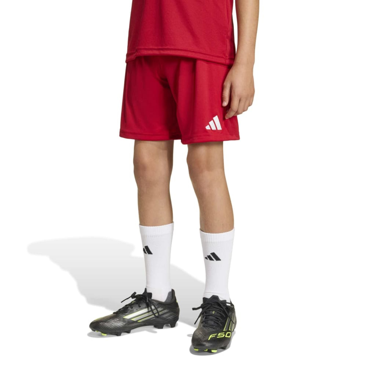 adidas Entrada 26 Voetbalbroekje Kids Rood Wit