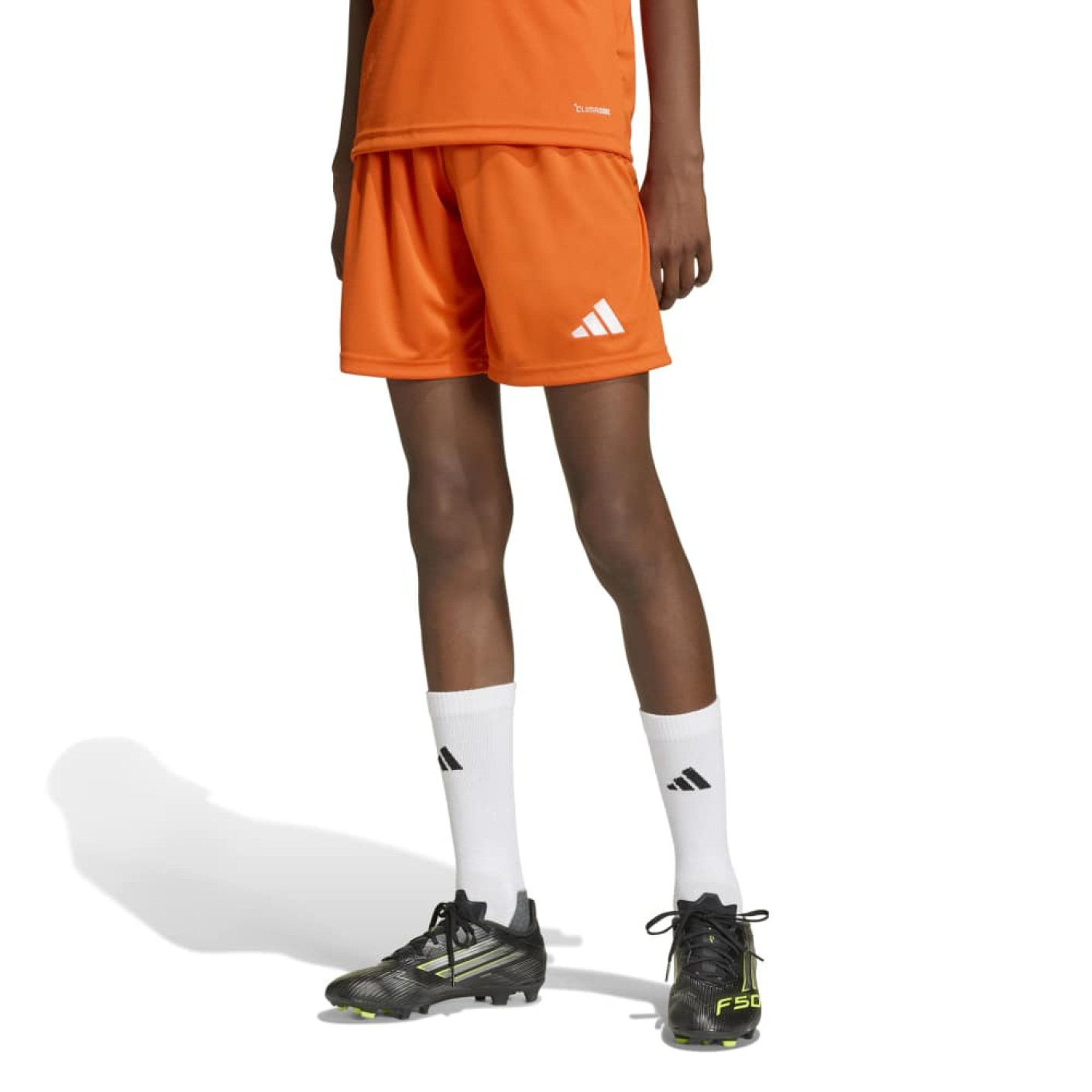 adidas Entrada 26 Voetbalbroekje Kids Oranje Wit