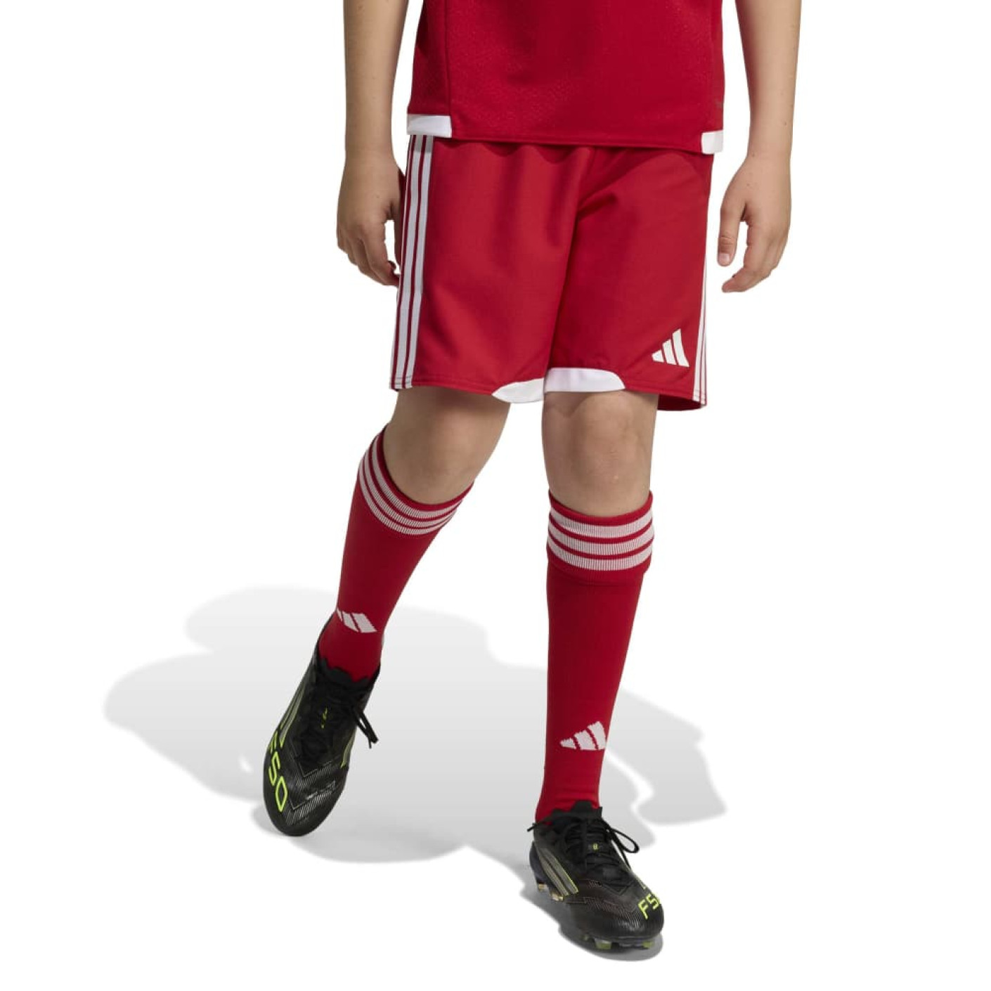 adidas Tiro 26 Competition Voetbalbroekje Kids Rood Wit