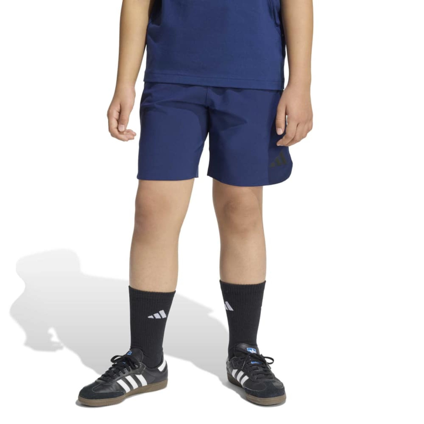 adidas Tiro Travel Broekje Kids Donkerblauw Zwart