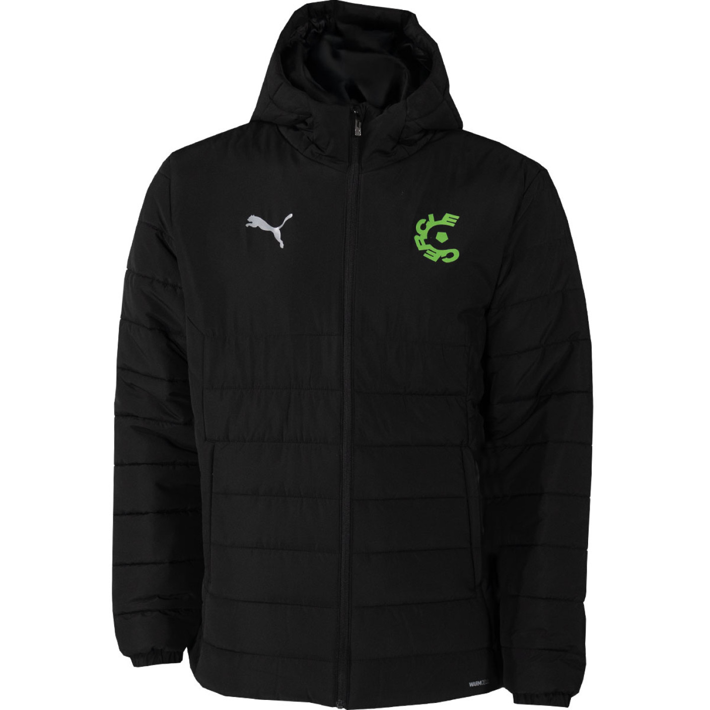PUMA Cercle Brugge Winterjas Zwart Wit