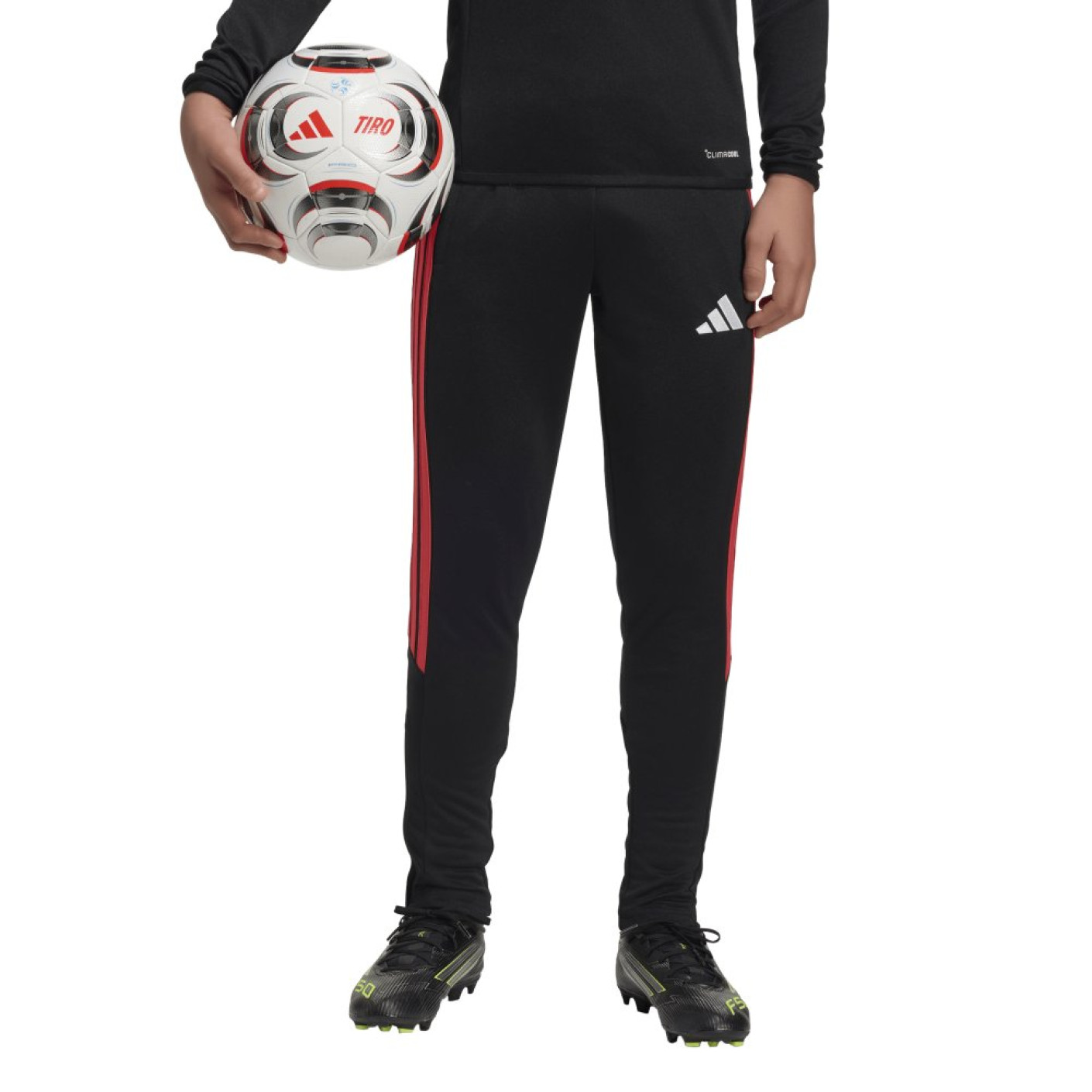 adidas Tiro 26 League Regular Trainingsbroek Kids Zwart Rood