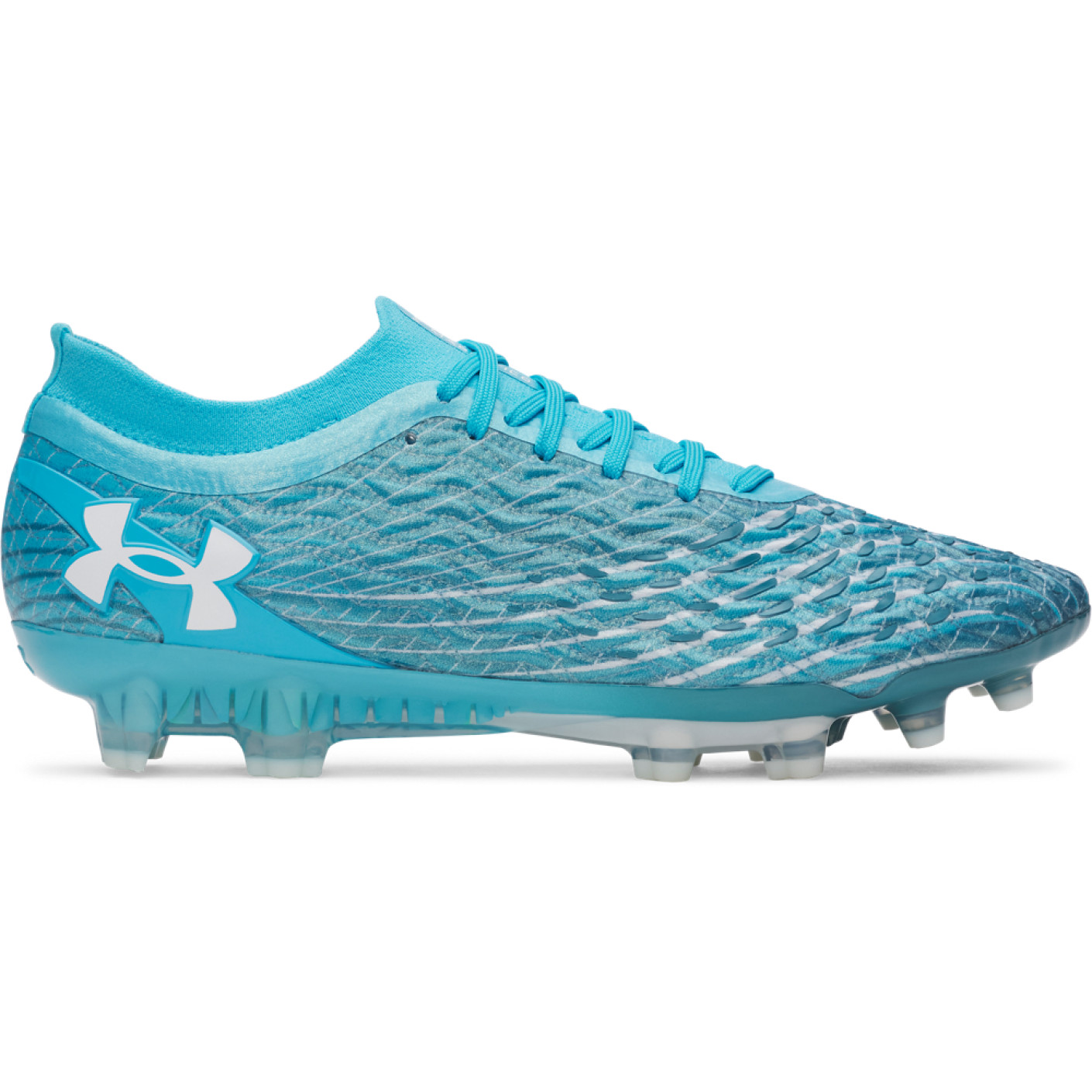 Under Armour Magnetico Elite 5 Grass Football Boots (FG) Azure White