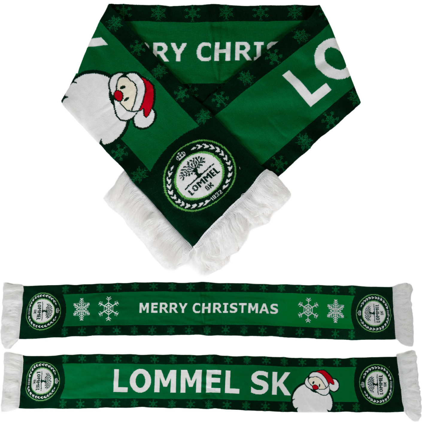 Lommel SK Christmas scarf