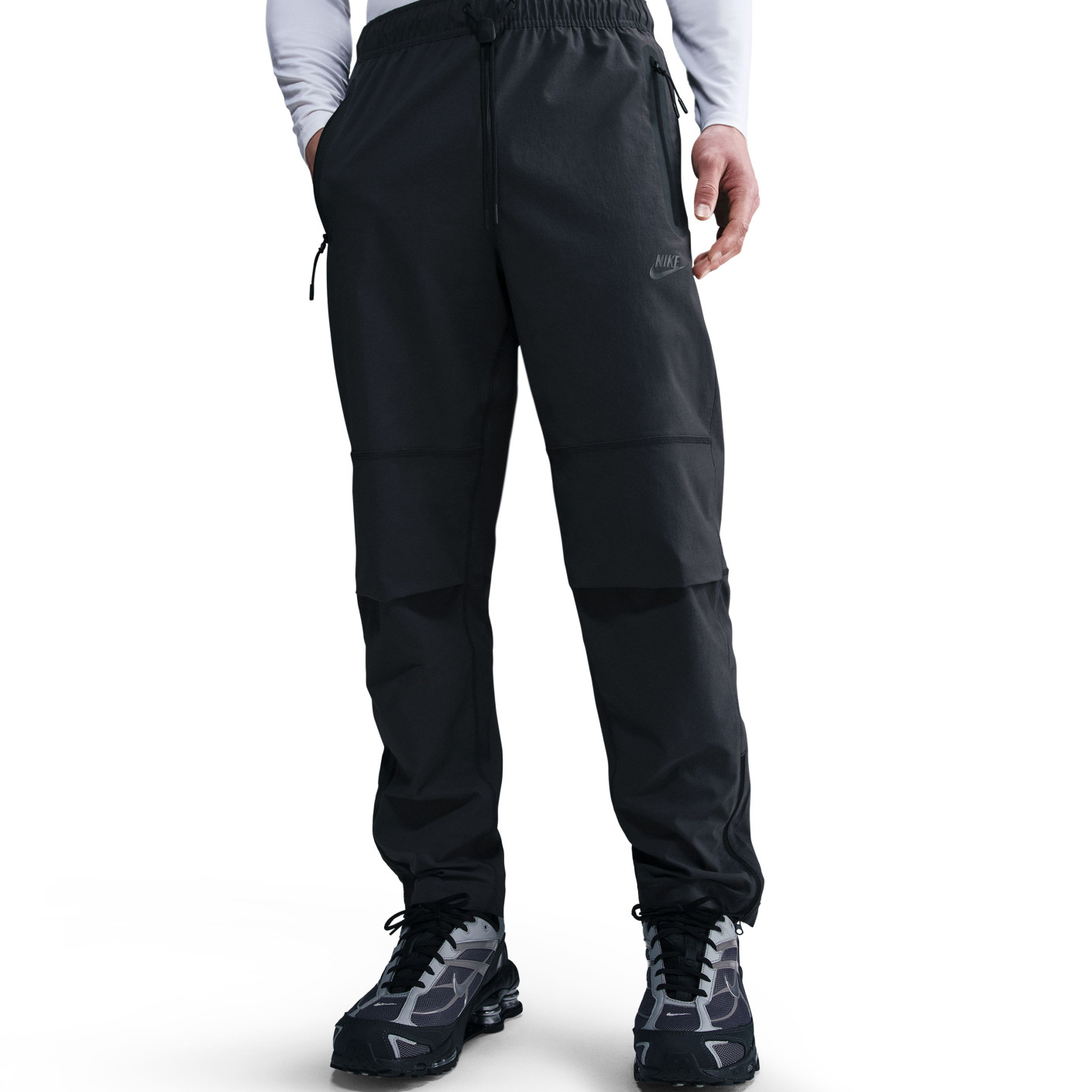 Nike Tech Sportswear Woven Training Pants Dark Grey Black