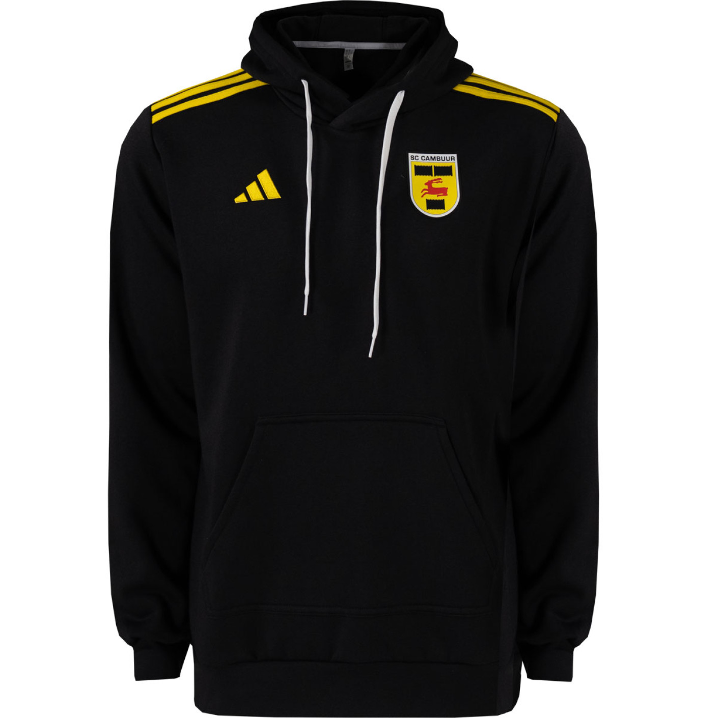 adidas SC Cambuur Hoodie Black Yellow 2025-2026
