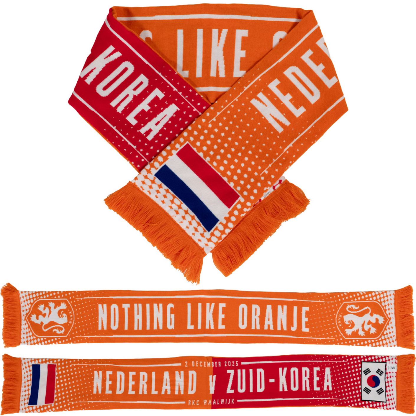 KNVB Sjaal OranjeLeeuwinnen Nederland - Zuid-Korea