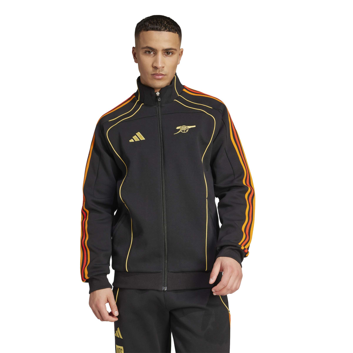 adidas Arsenal x NTS Urban Purist Training Jacket Black Gold Orange