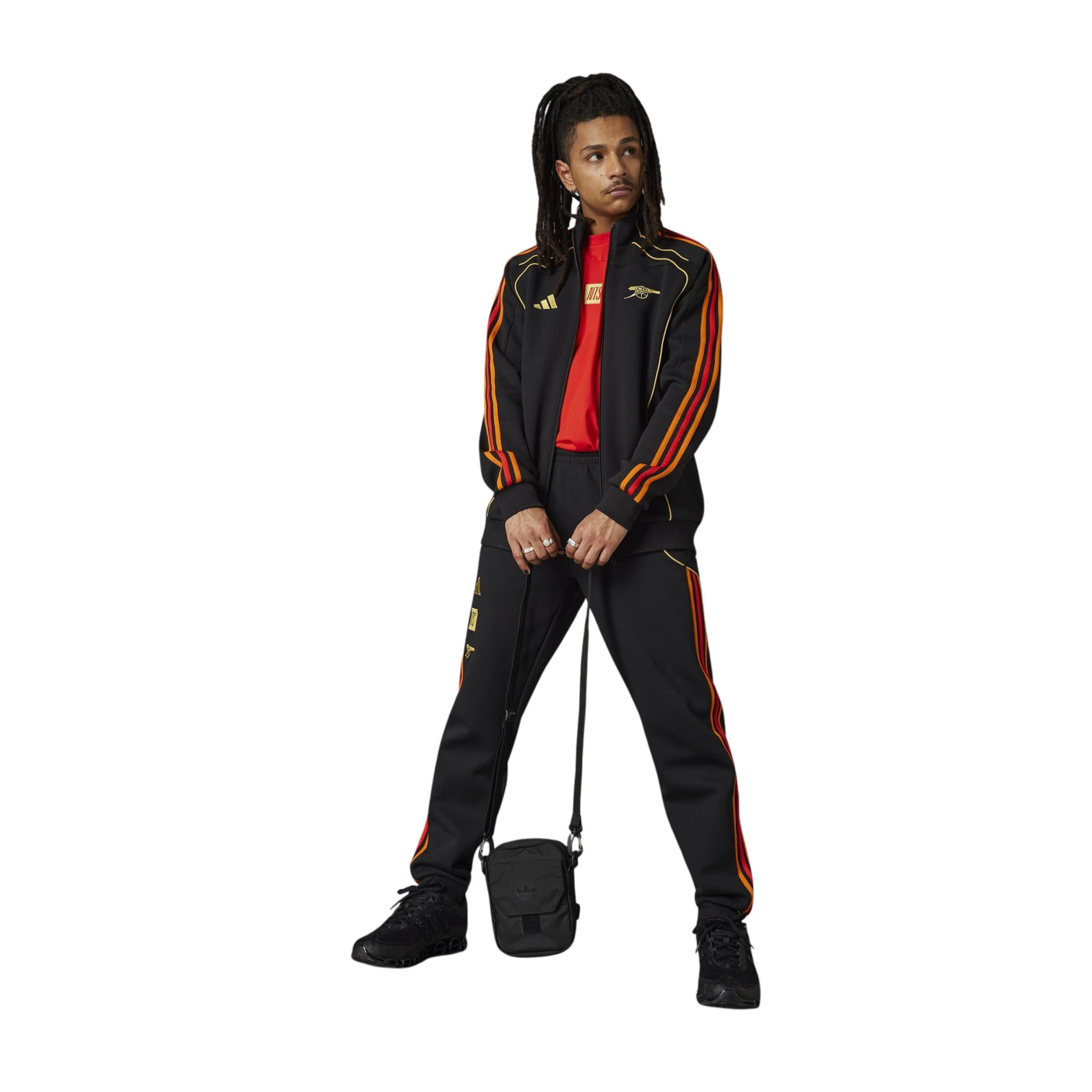 adidas Arsenal x NTS Urban Purist Full-Zip Tracksuit Black Gold