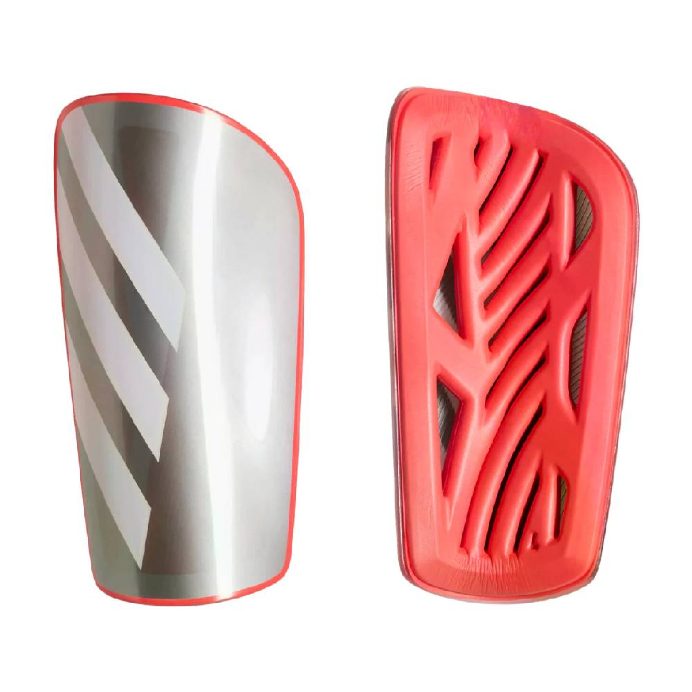 adidas Tiro League Shin Guards Grey Red White