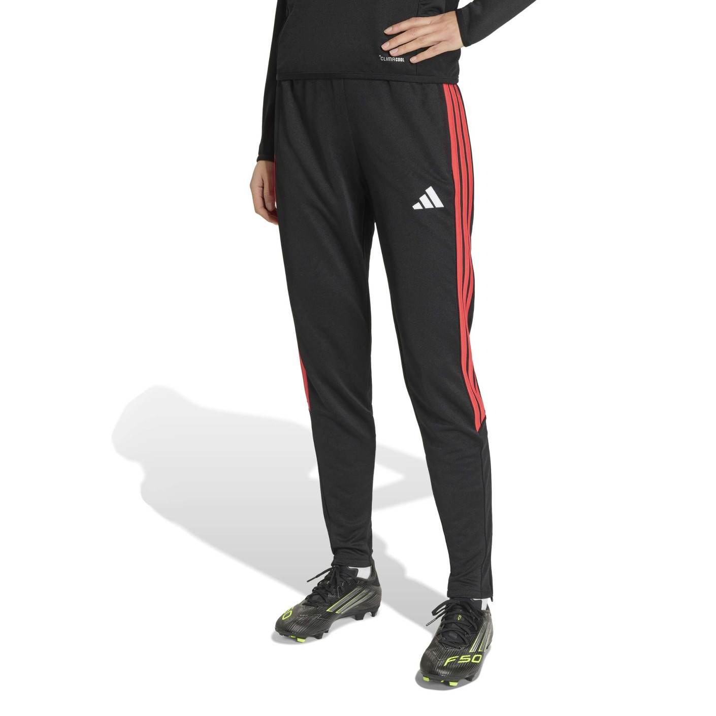 adidas Tiro 26 League Regular Trainingsbroek Dames Zwart Rood