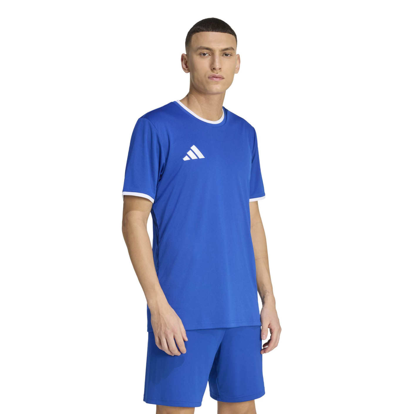 adidas Entrada 26 Football Shirt Blue White
