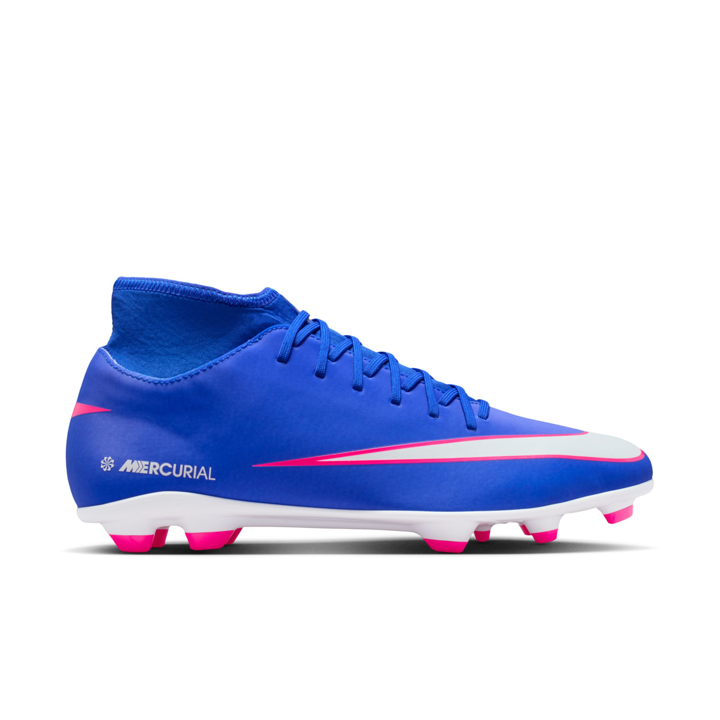 Nike Mercurial Superfly 10 Club Grass/Artificial Grass Football Boots (MG) Blue White Hot Pink