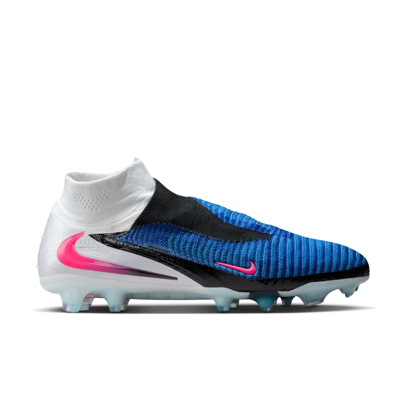 Nike Phantom 6 High Elite Grass Football Boots (FG) Blue White Hot Pink