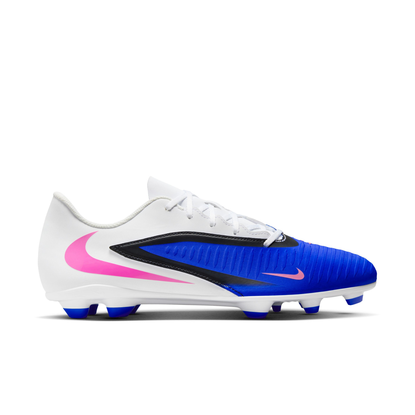 Nike Phantom 6 Low Club Grass/Artificial Grass Football Boots (MG) Blue White Hot Pink