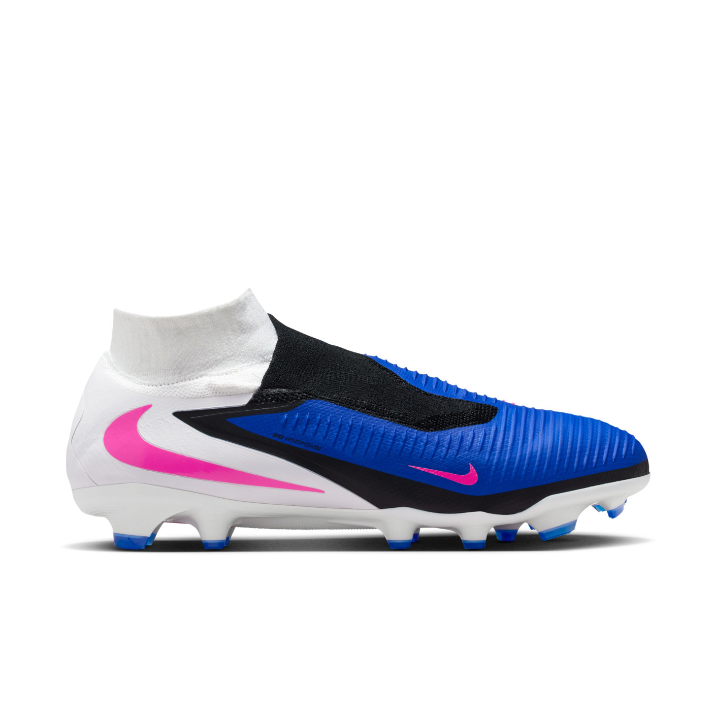 Nike Phantom 6 High Pro Gras Football Boots (FG) Blue White Hot Pink