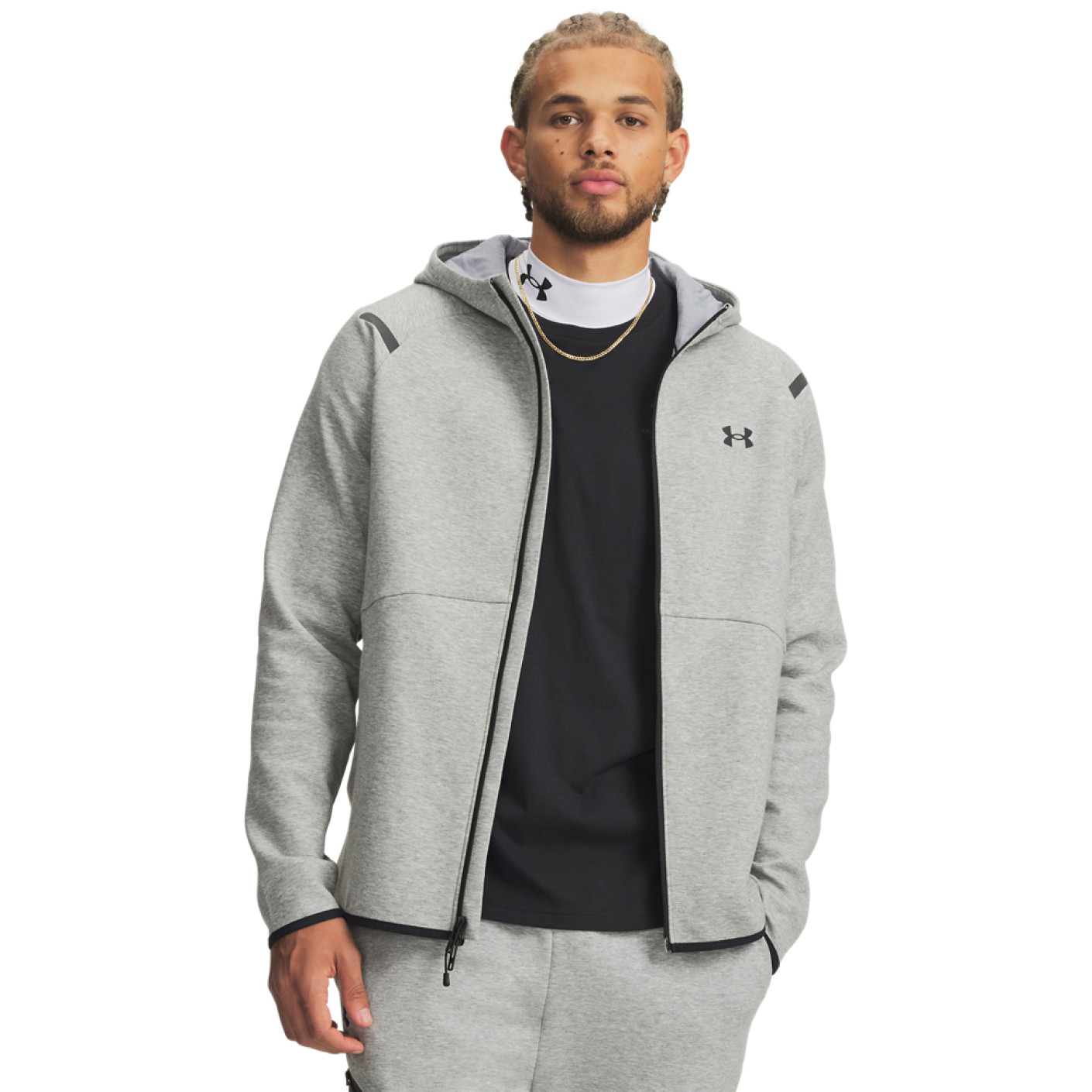 Under Armour Unstoppable Fleece Vest Grijs Zwart