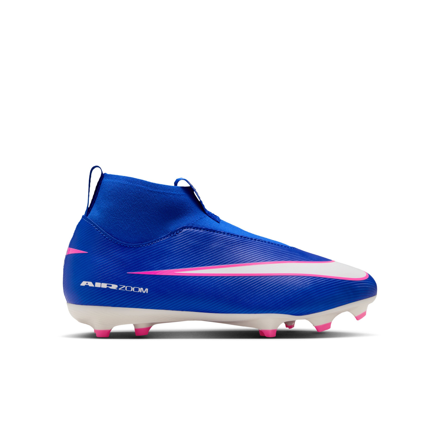 Nike Zoom Mercurial Superfly 10 Academy Grass/Artificial Grass Football Boots (MG) Kids Blue White Hot Pink