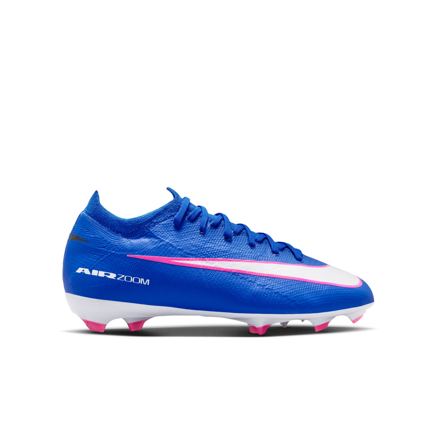 Nike Zoom Mercurial Vapor 16 Pro Gras Football Boots (FG) Kids Blue White Hot Pink