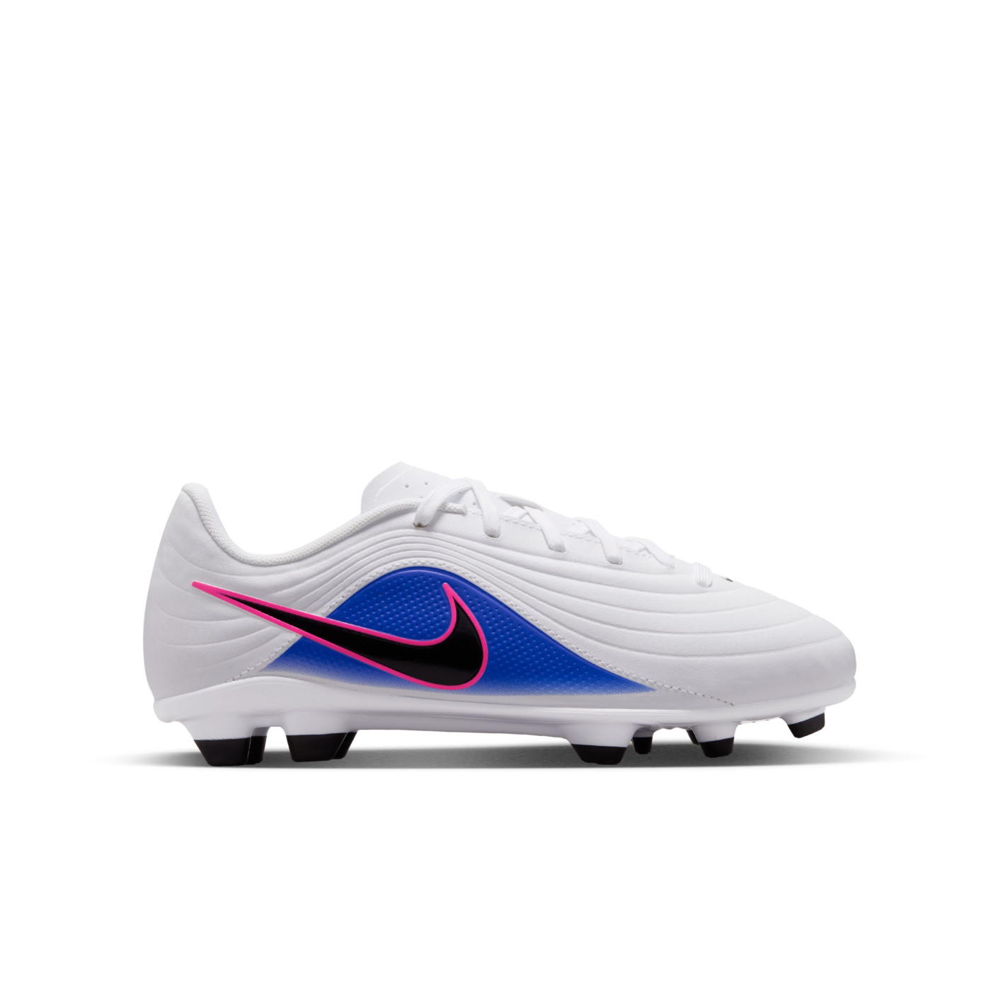 Nike Tiempo Maestro Club Gras / Kunstgras Voetbalschoenen (MG) Kids Wit Blauw Felroze