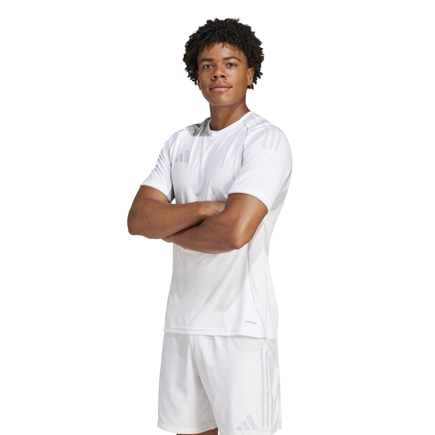 adidas Tiro 25 Competition Voetbalshirt Wit Grijs