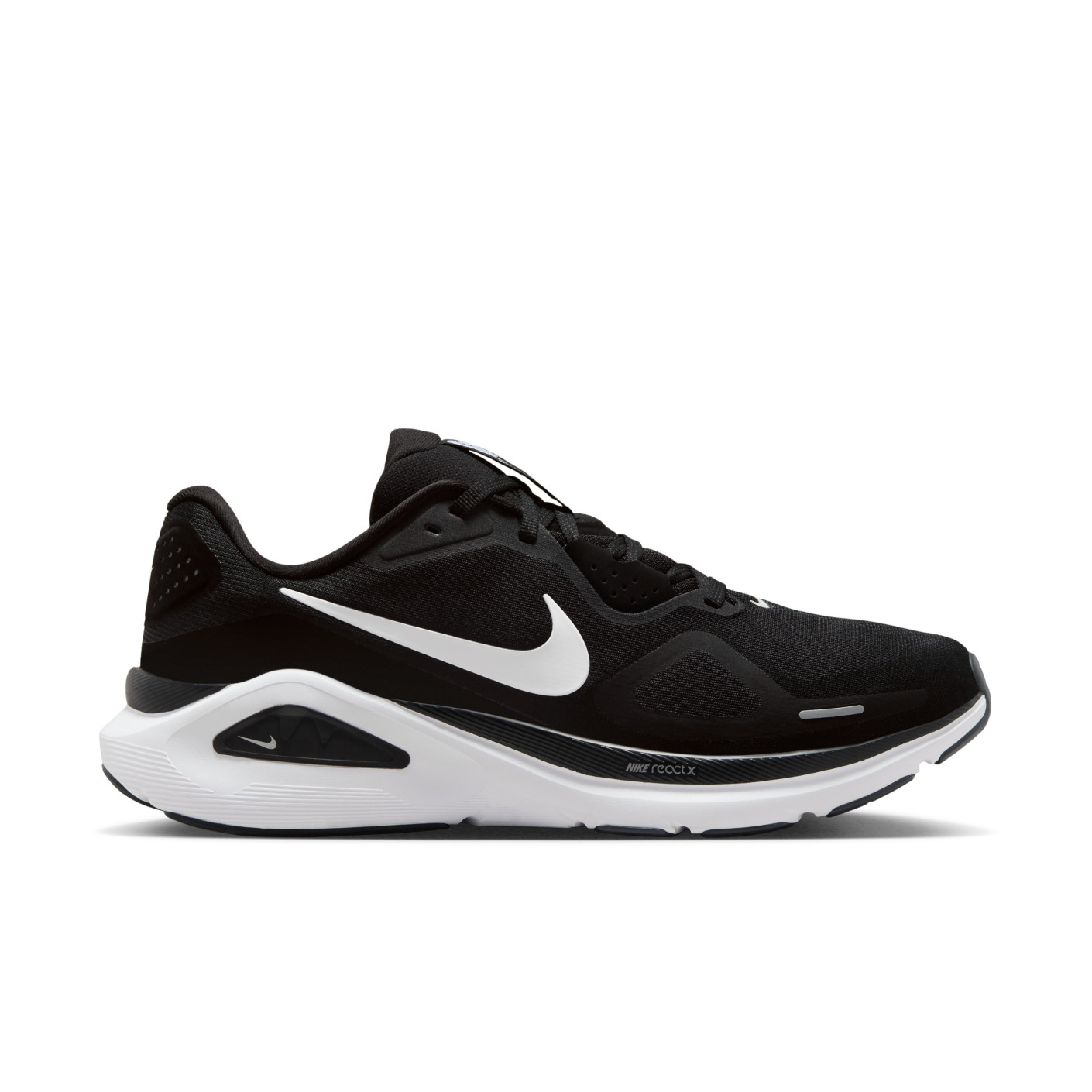 Nike Structure 26 Running Shoes Black White Grey Silver