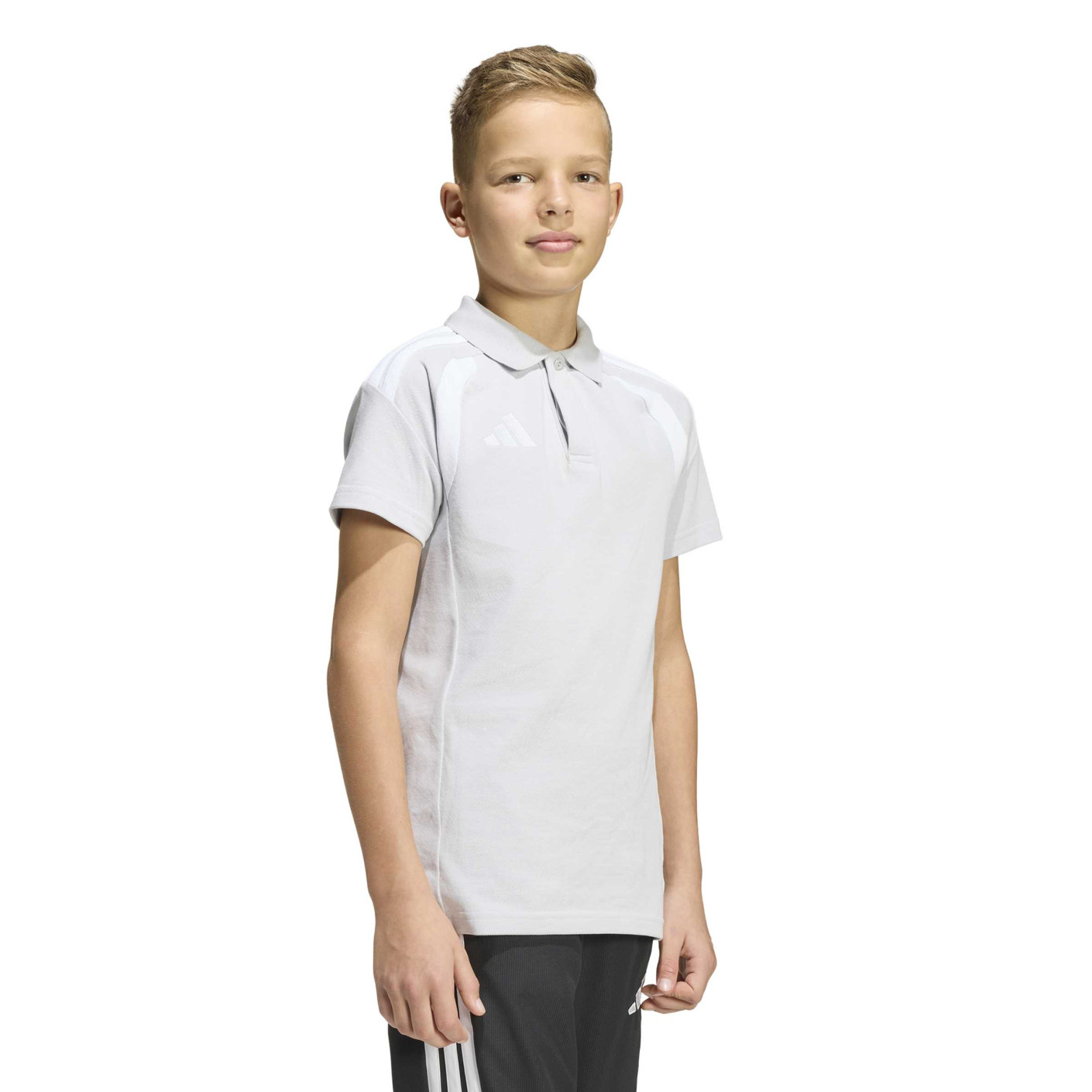 adidas Tiro 26 League Polo Kids Grey White