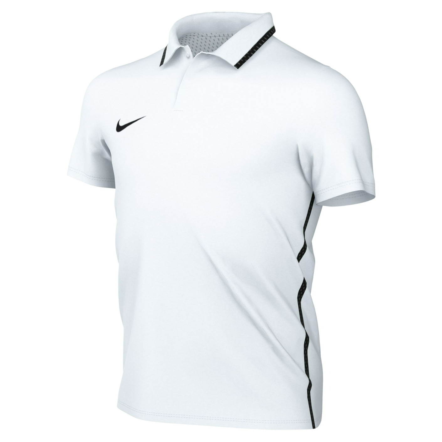 Nike Dri-FIT Park 26 Polo 1/4 Button Kids White Black