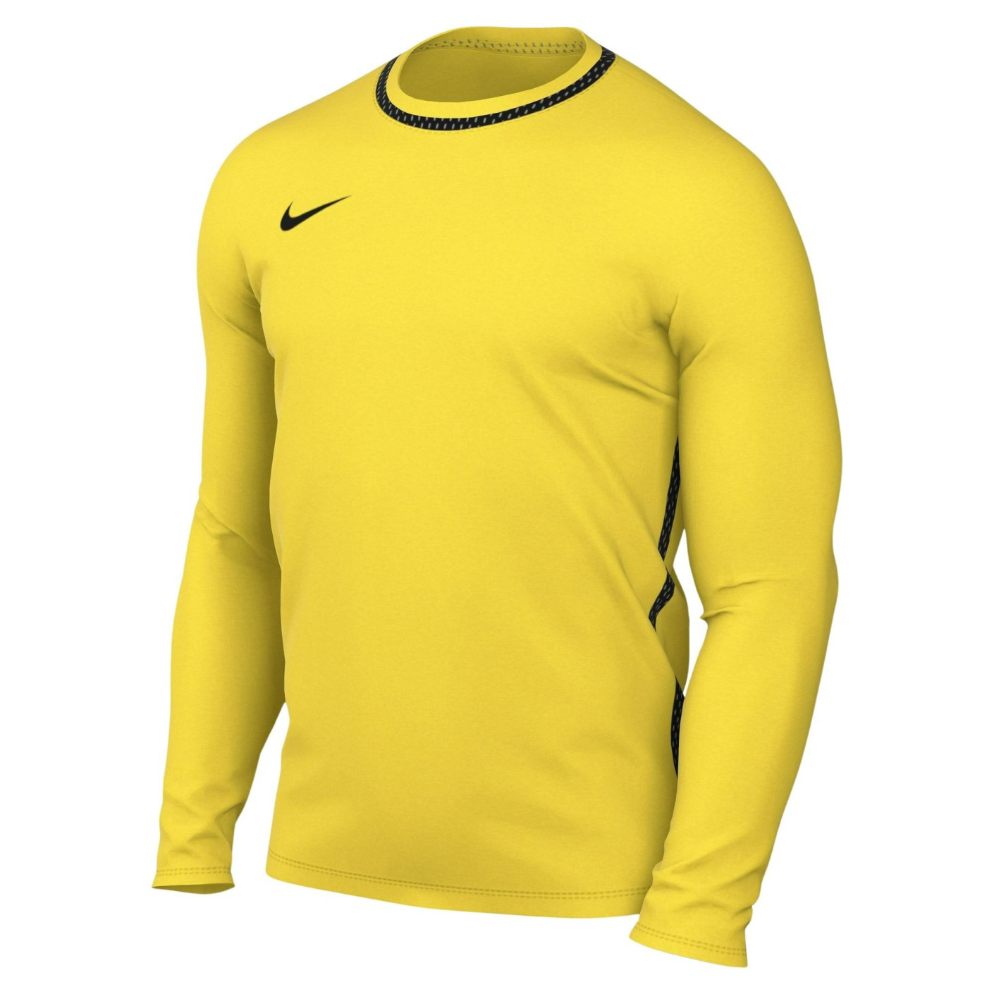 Nike Dri-FIT Park 26 Trainingsshirt Lange Mouwen Geel Zwart