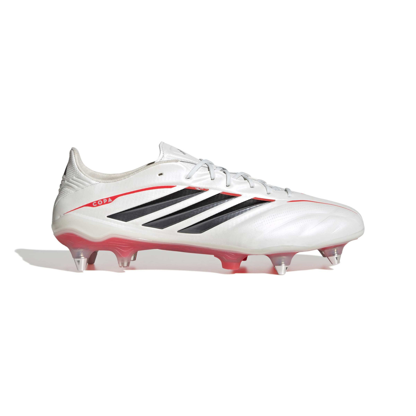 adidas Copa Pure IV Elite IJzeren-Nop Voetbalschoenen (SG) Wit Zwart Rood