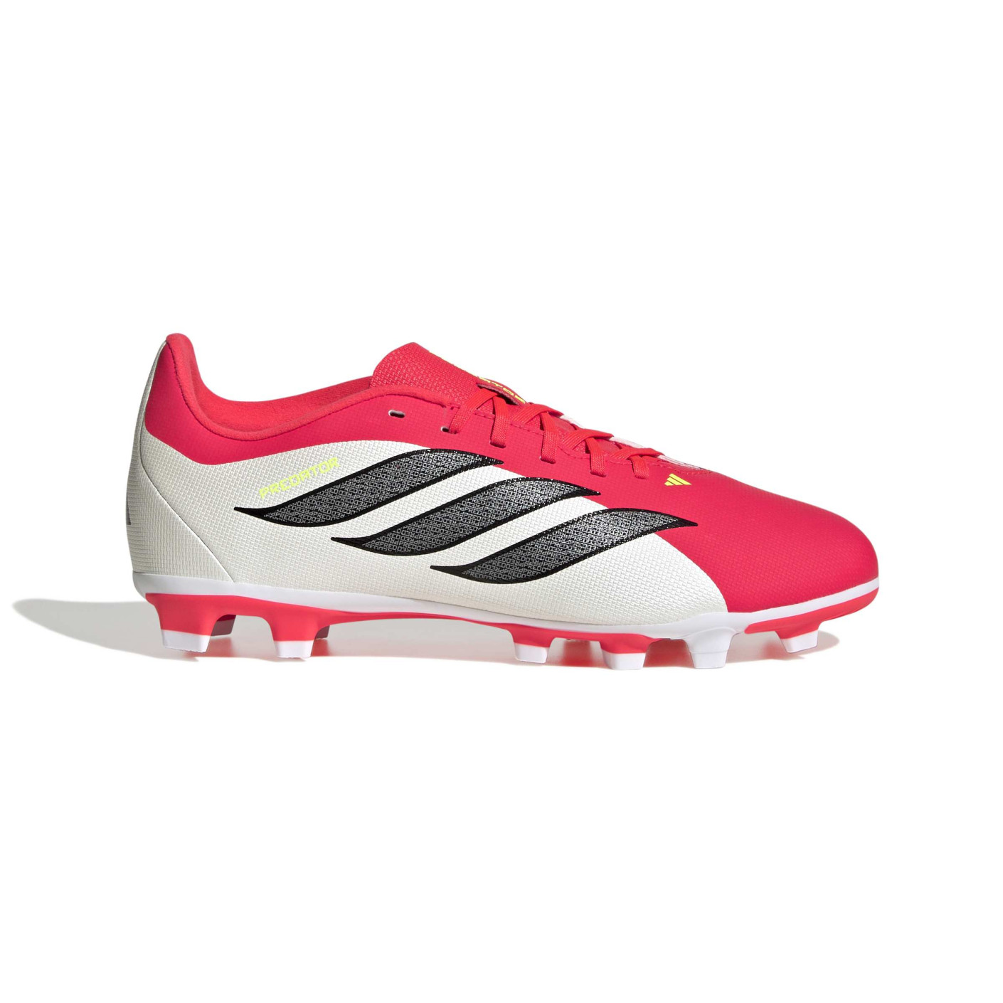 adidas Predator Club Gras / Kunstgras Voetbalschoenen (MG) Kids Rood Wit Zwart