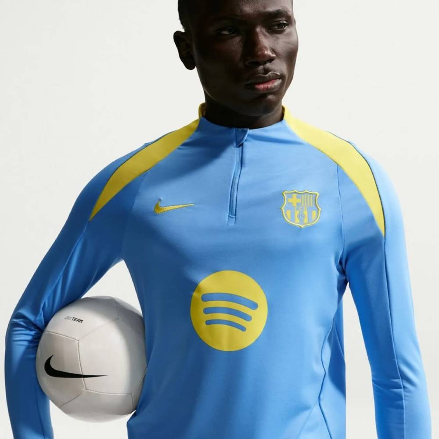 Nike FC Barcelona Strike Training sweater 1/4-Zip 2025-2026 Blue