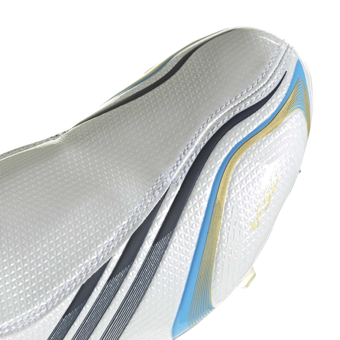 adidas F50 Tunit Messi Elite Gras Football Boots (FG) White Blue