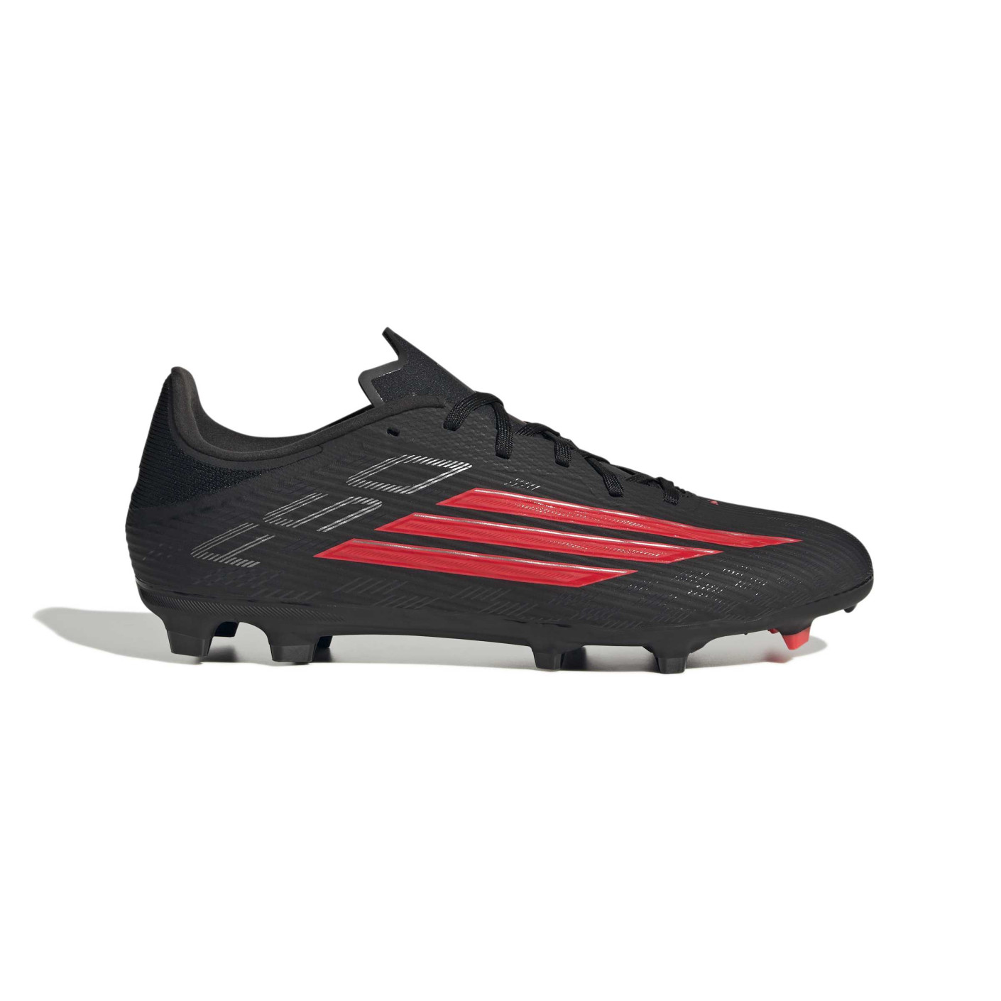 adidas F50 League Grass/Artificial Grass Football Boots (MG) Black Red Dark Grey