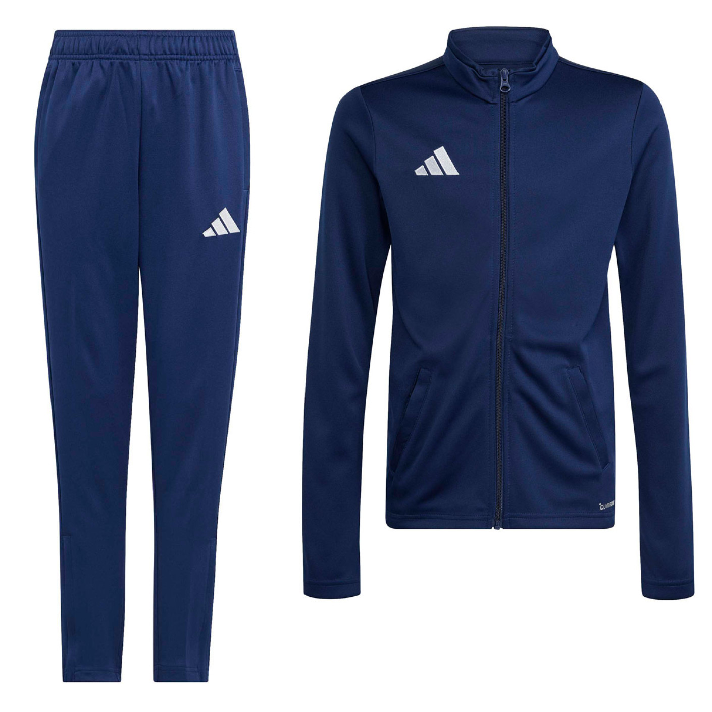adidas Entrada 26 Full-Zip Kids Tracksuit Dark Blue White
