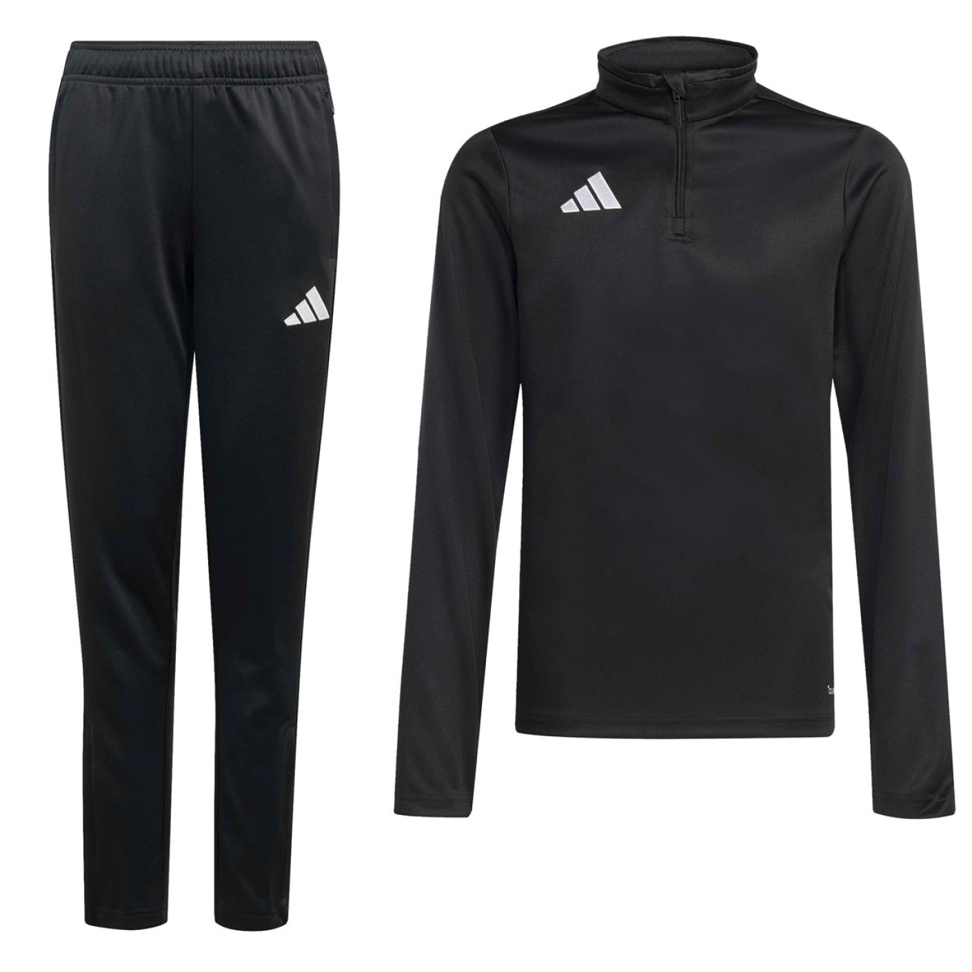 adidas Entrada 26 Tracksuit 1/4-Zip Kids Black White
