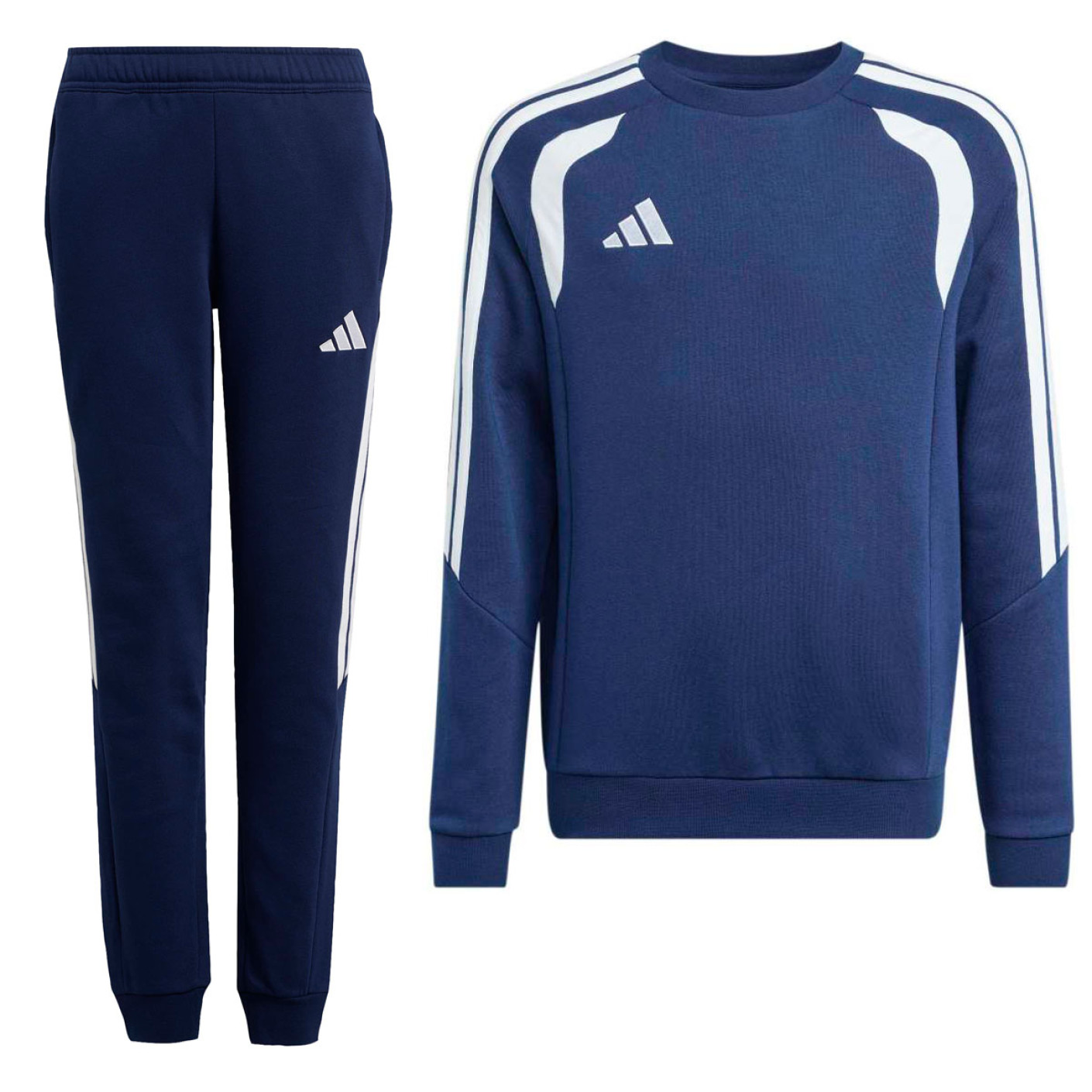 adidas Tiro 26 League Crew Sweater Kids Jogging Suit Dark Blue White