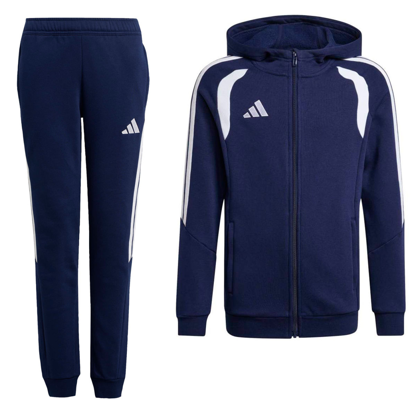 adidas Tiro 26 League Sweatsuit Full-Zip Vest Kids Dark Blue White