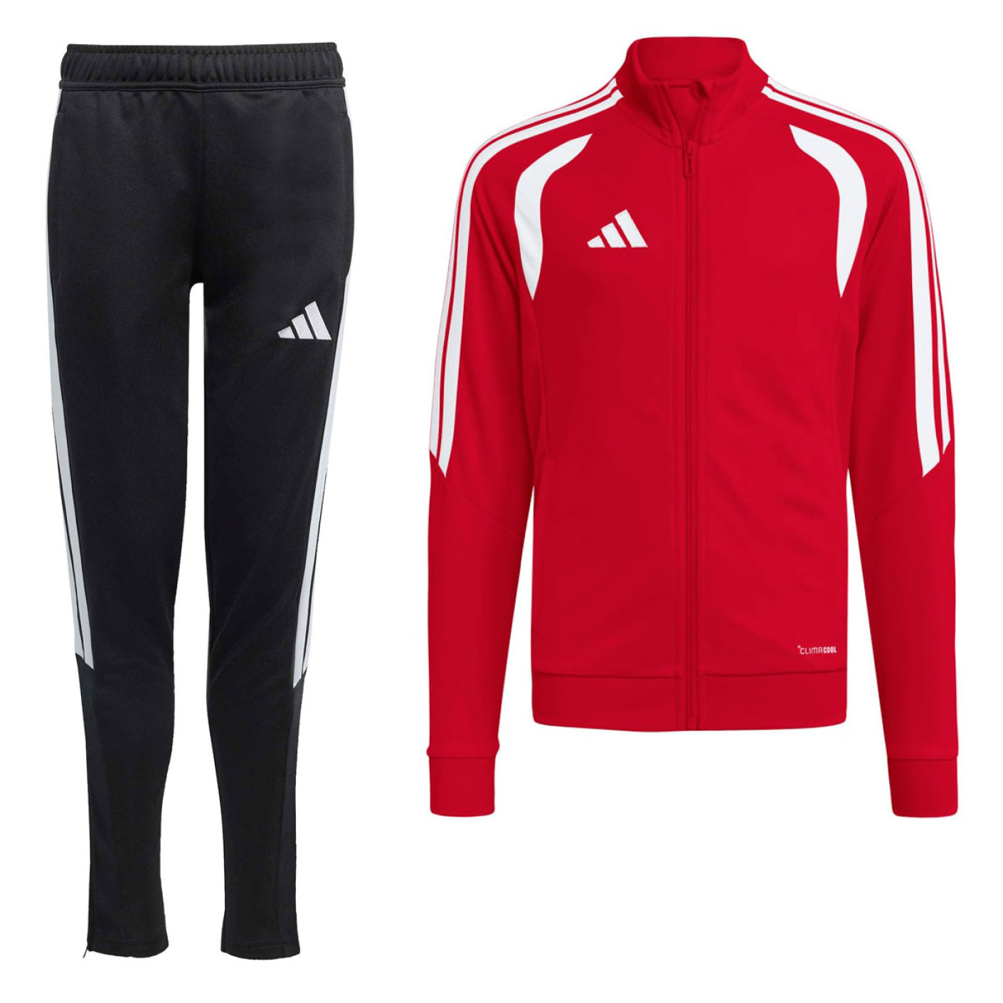 adidas Tiro 26 League Full-Zip Kids Tracksuit Red Black