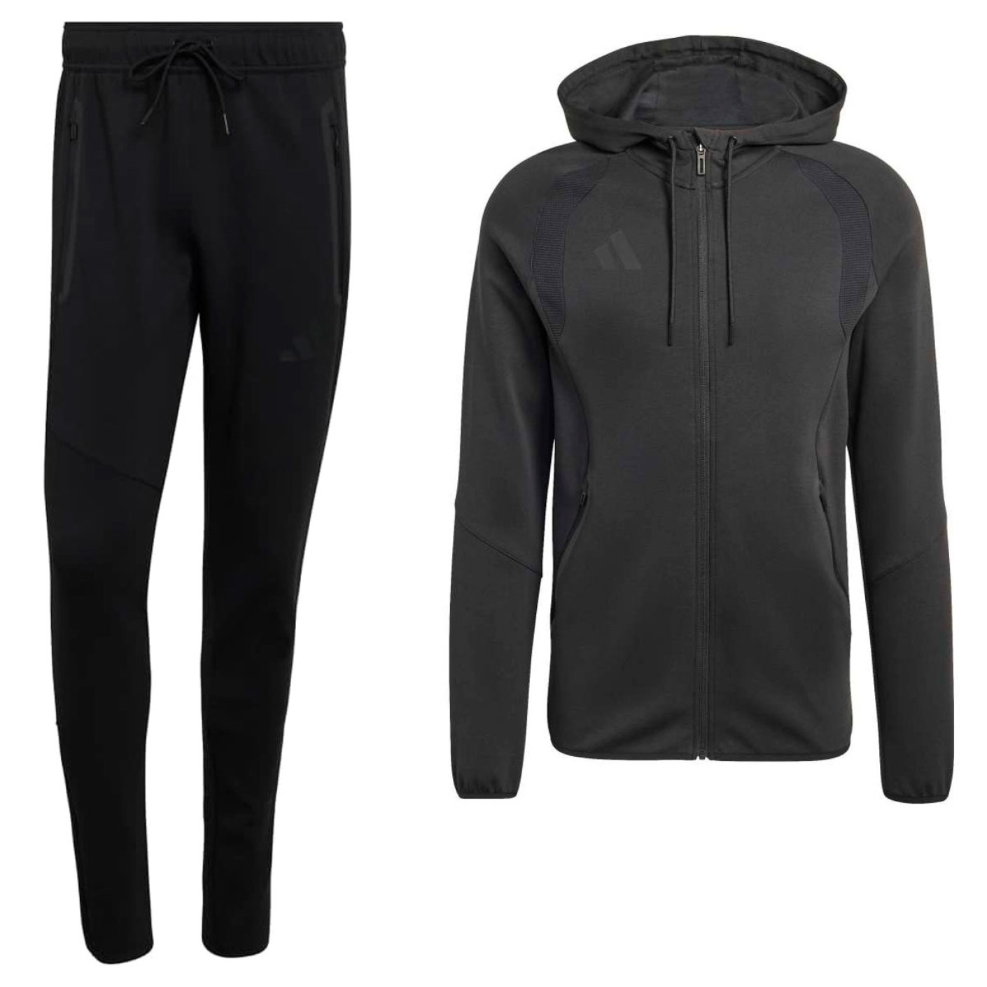 adidas Tiro Travel Joggingpak Full-Zip Zwart