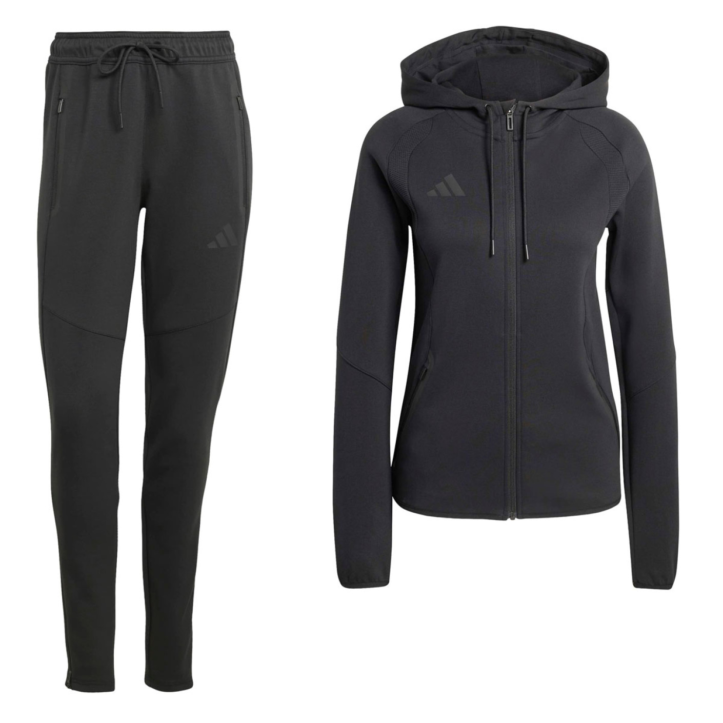 adidas Tiro Travel Full-Zip Women's Jogging Suit Black