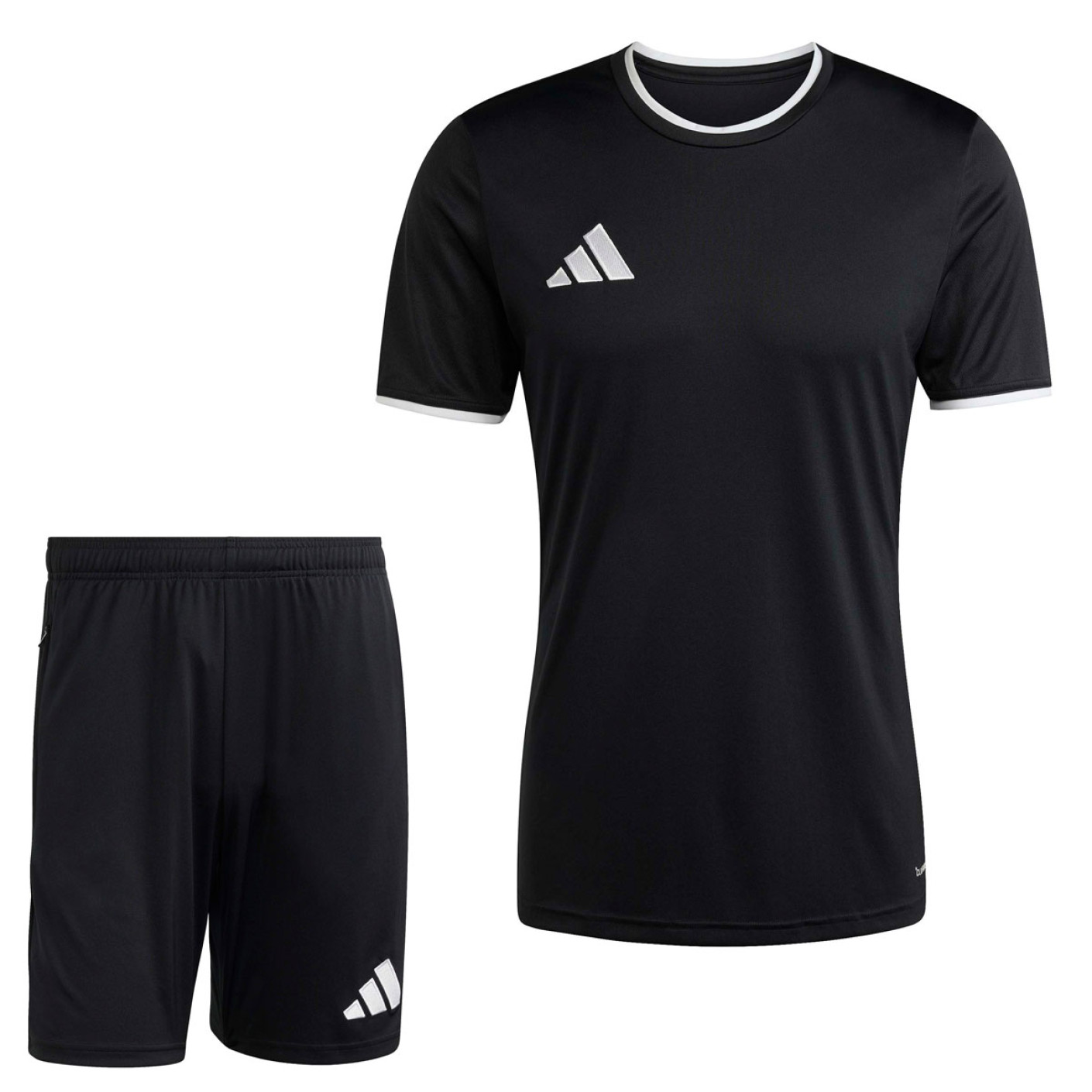 adidas Entrada 26 Football Kit Black White