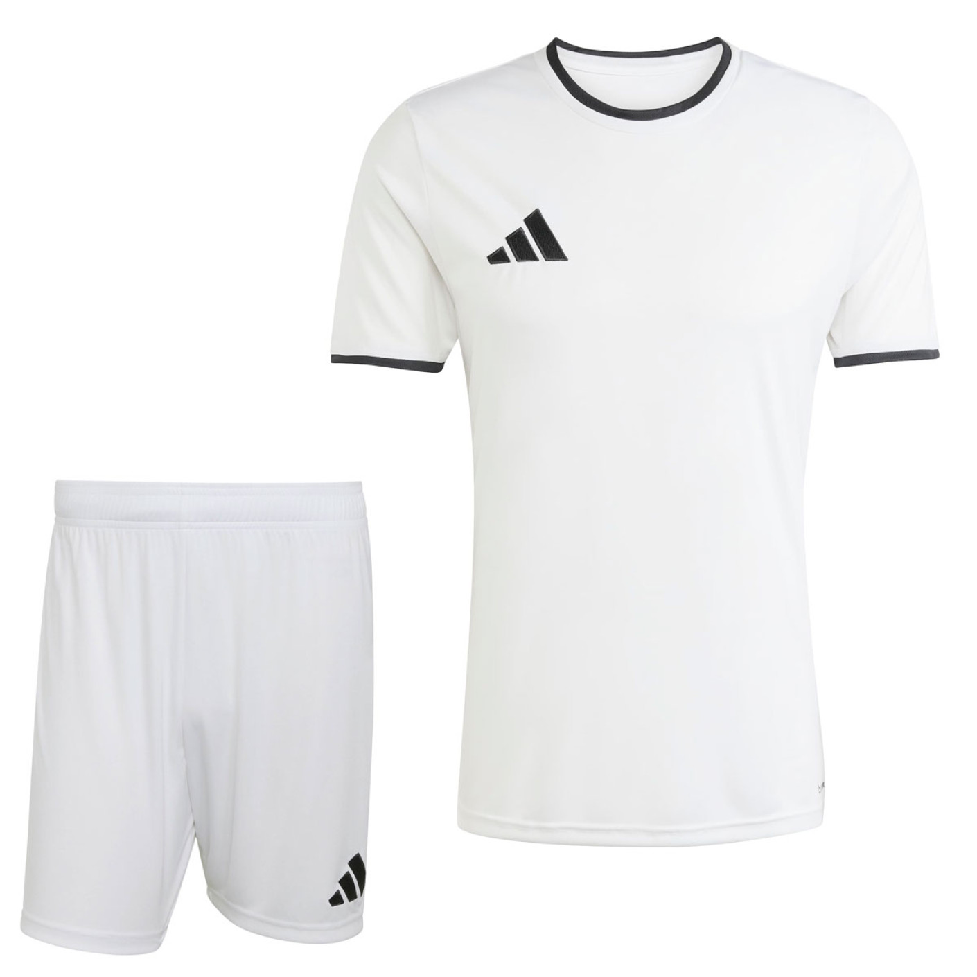 adidas Entrada 26 Voetbaltenue Wit Zwart