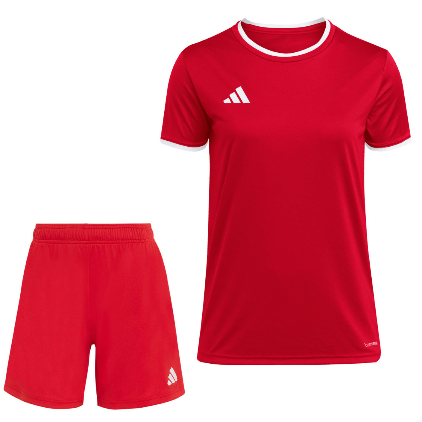 adidas Entrada 26 Voetbaltenue Dames Rood Wit