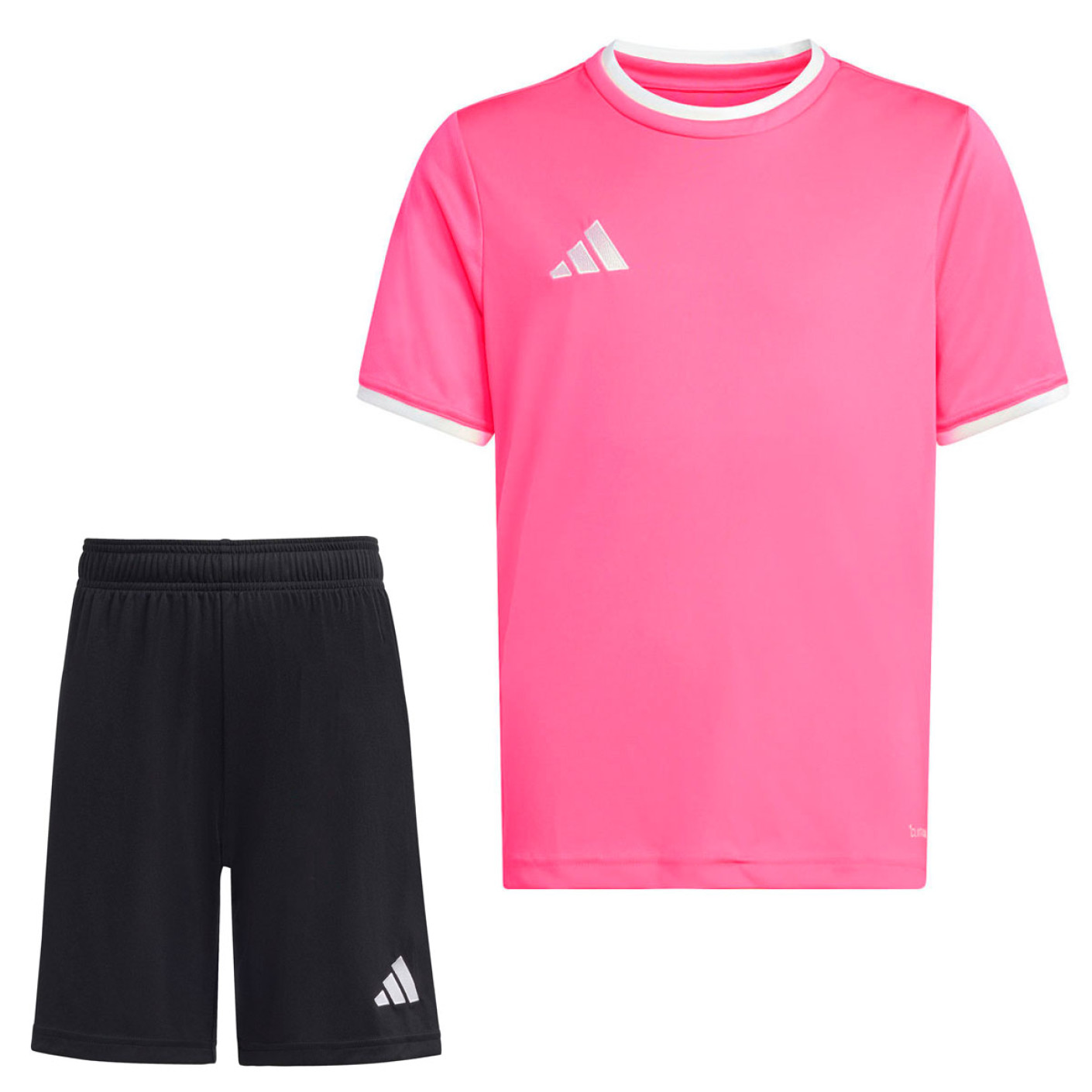 adidas Entrada 26 Voetbaltenue Kids Roze Zwart