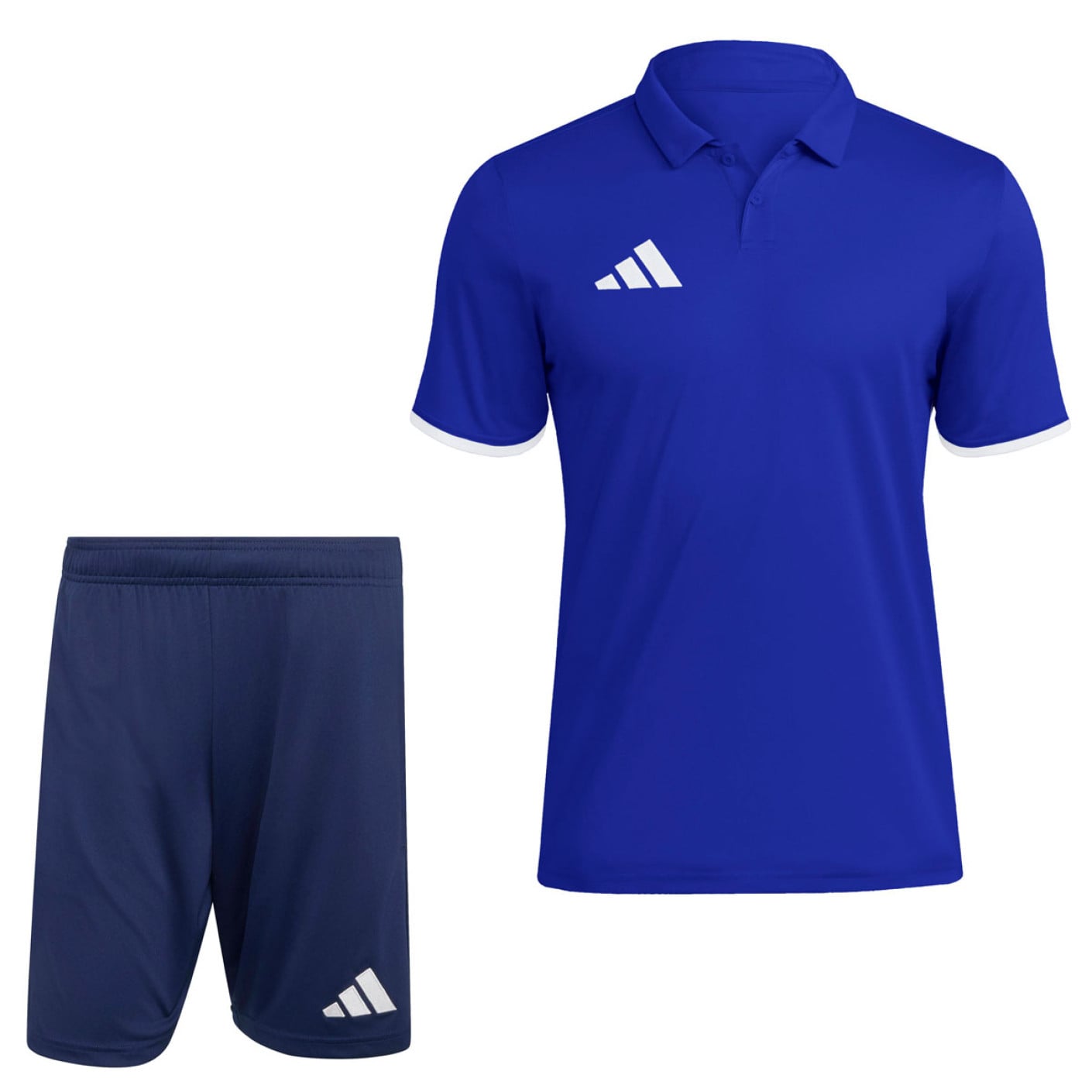 adidas Entrada 26 Polo Trainingsset Blauw Wit